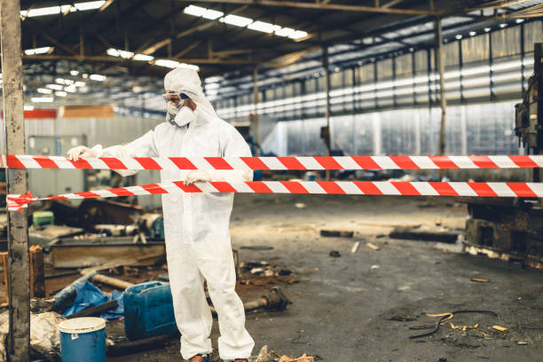 Professional Infectious Disease Decontamination technician working in Spencer, TN
